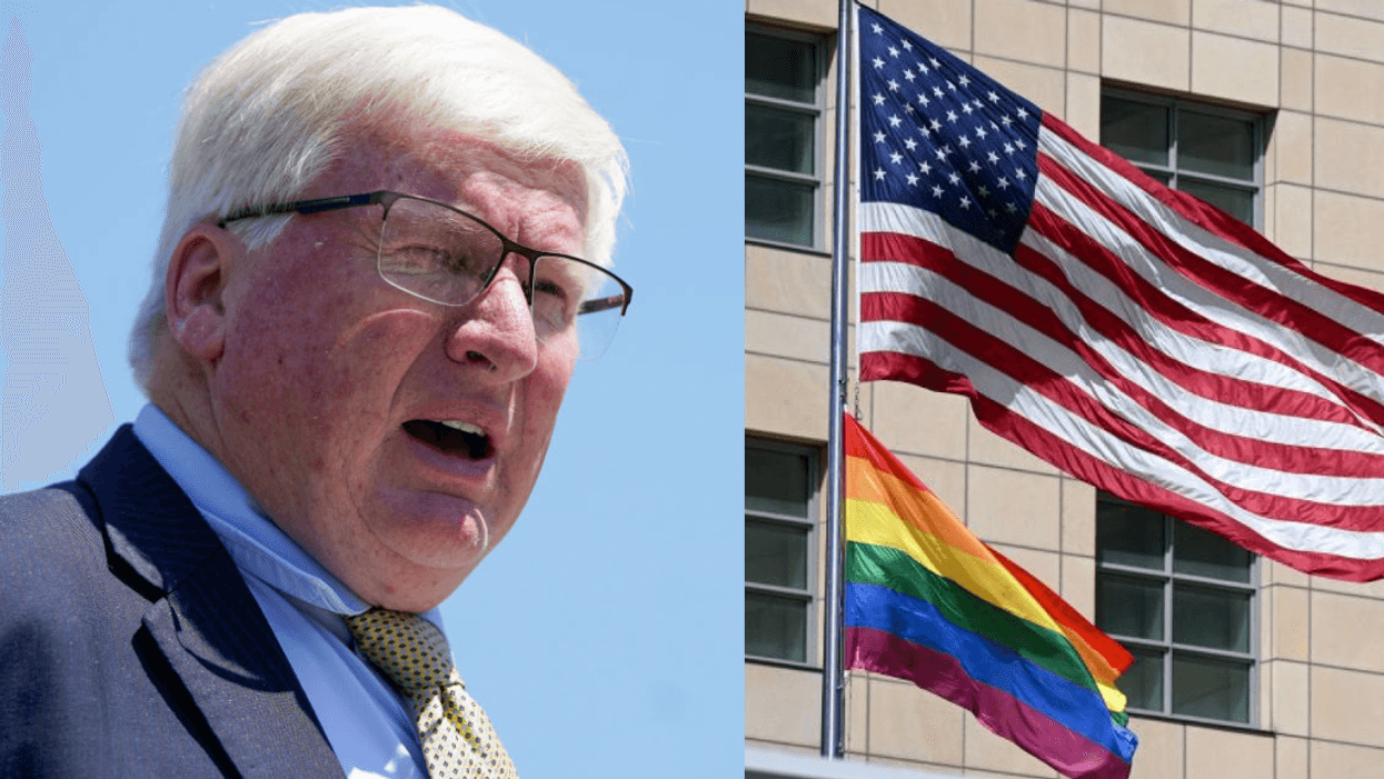 GOP Rep. Whines About Pride Flags Being Flown Over U.S. Embassies During 'Gay Month' In Viral Rant