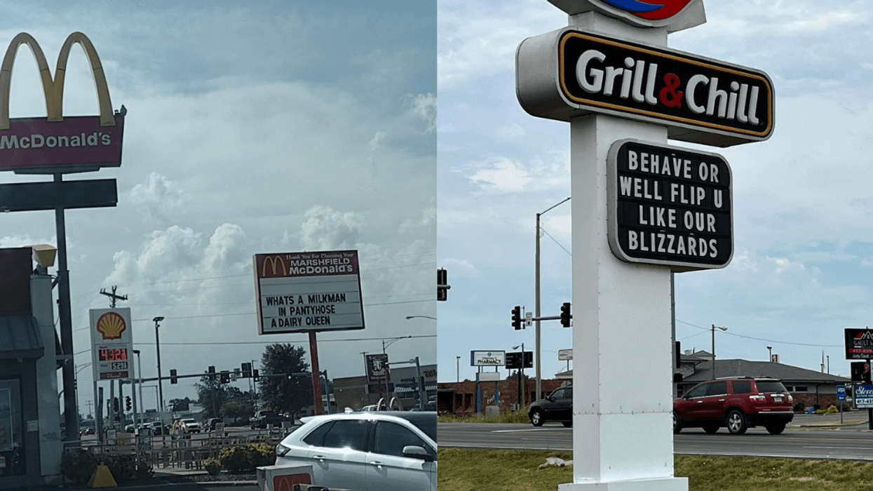 Missouri McDonald's Spars With Dairy Queen As Shady 'Sign War' Hilariously Escalates