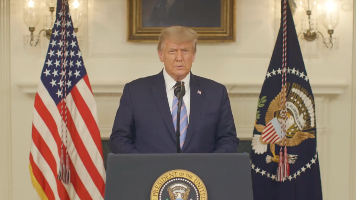 Trump Refuses To Say 'Election Is Now Over' In Jan. 7th Speech Outtake–And People Aren't Surprised