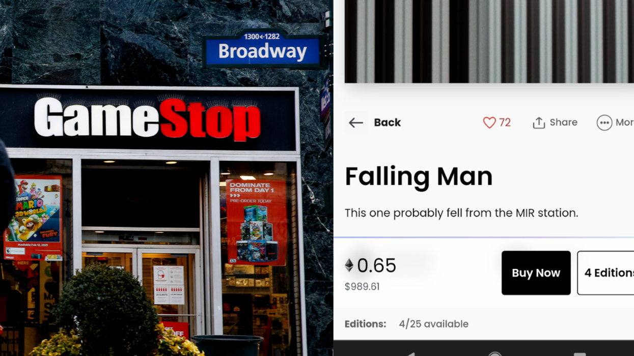 GameStop Removes NFT Inspired By 9/11 'Falling Man' From Its Online Store After Swift Backlash