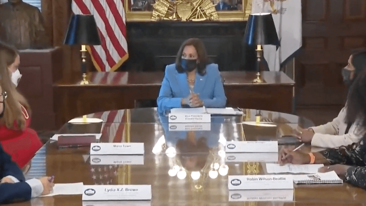 Conservatives Melt Down After VP Harris Describes Her Outfit For Visually-Impaired Viewers