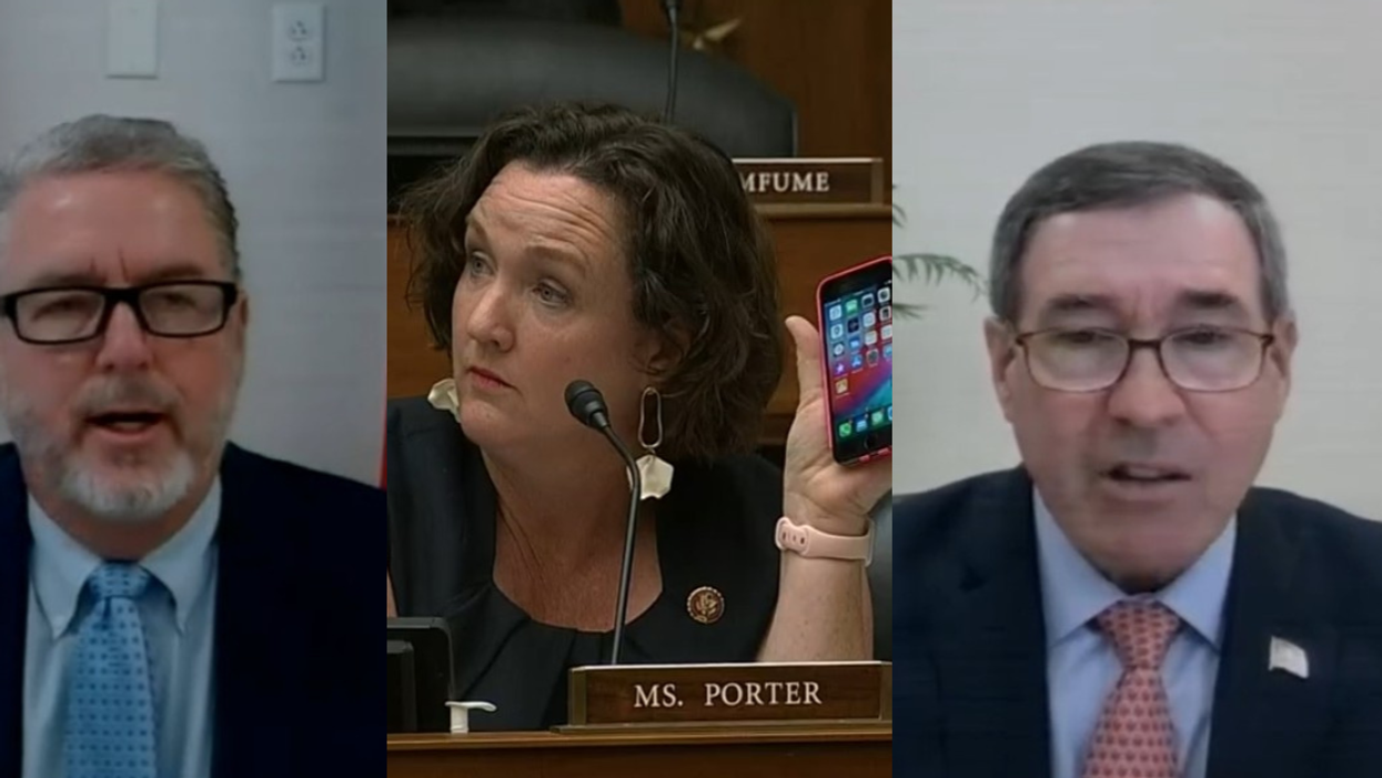 Katie Porter Shames Gun Execs For Making Guns Less Secure Than An Iphone With Mic Drop Demonstration