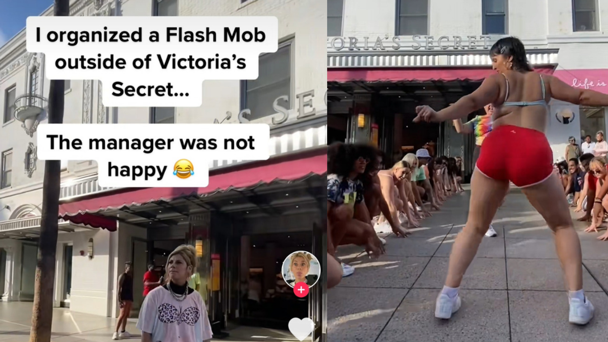 'American Idol' Finalist Calls Out Victoria's Secret With Body-Inclusive Flash Mob Outside Store In Viral Video