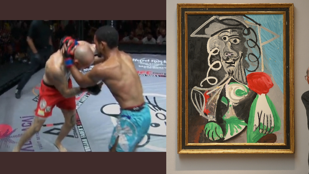 MMA Fighter Has His Nose Broken So Badly During Fight That He Looks Like A Picasso Painting