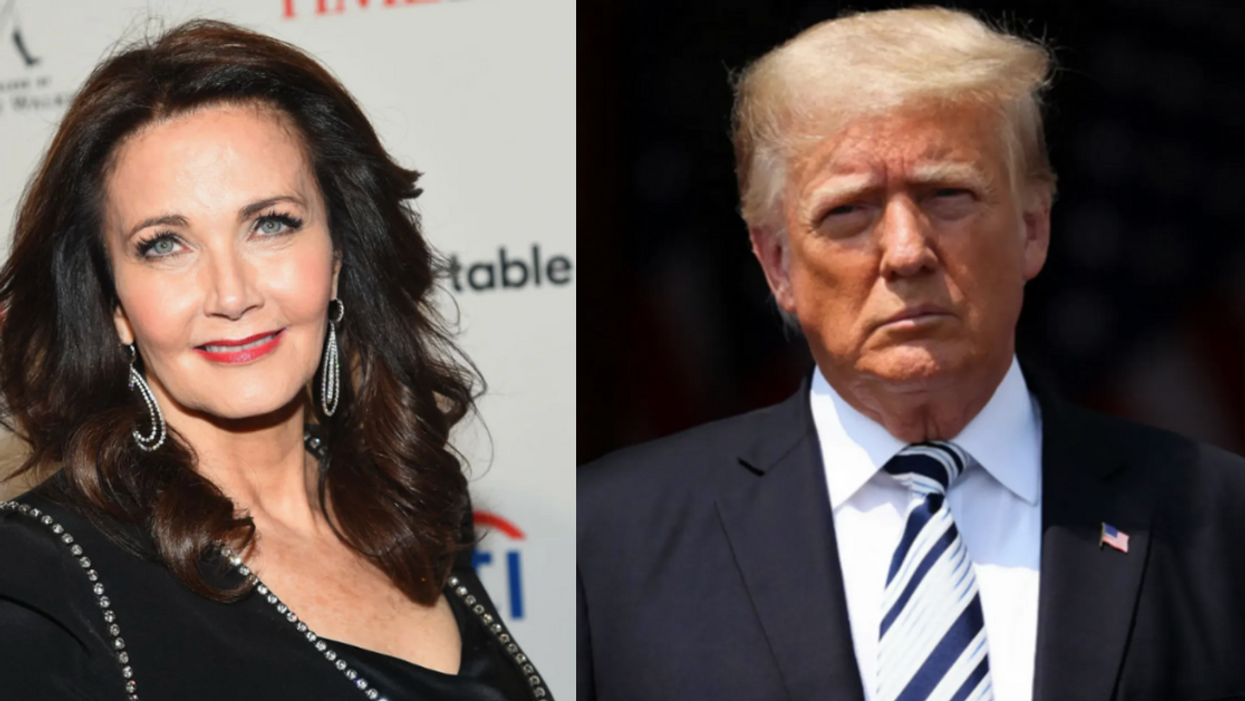 Lynda Carter Just Roasted Trump's Mar-A-Lago Raid With The Perfect 'Florida Man' Headline