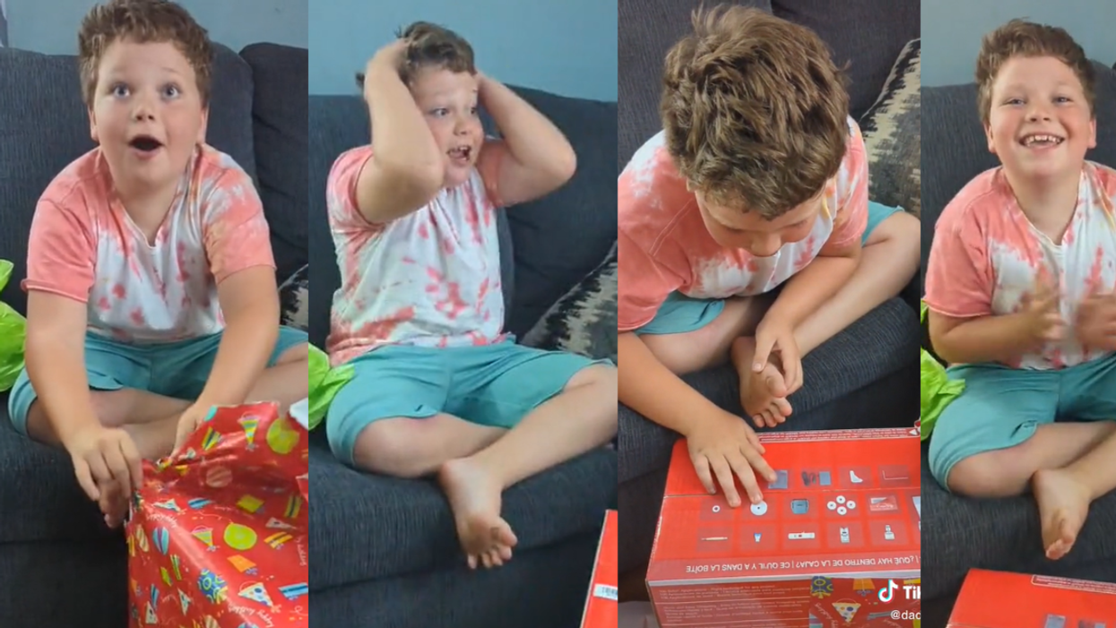 Viral Video Of Young Boy's Reaction To Receiving A Sewing Machine For His Birthday Is Everything