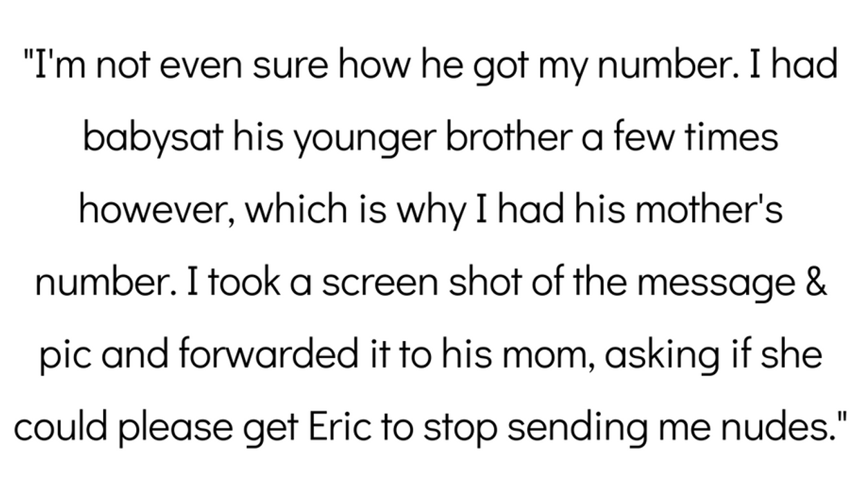 People Break Down The Best Responses To An Unsolicited Sexual Picture