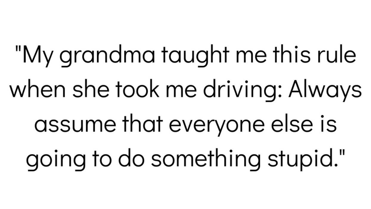 People Break Down The Most Important Qualities Of A Good Driver