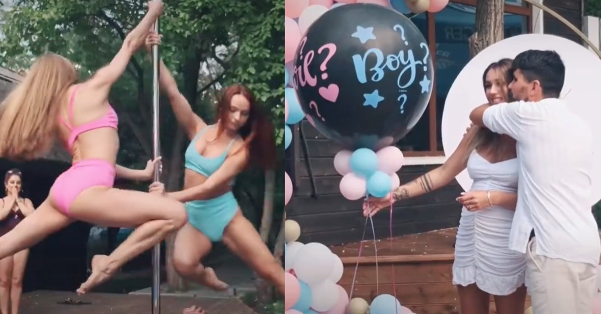 TikTok Video Of Pole Dancing 'Gender Reveal' Just Leaves Viewers With Even More Questions