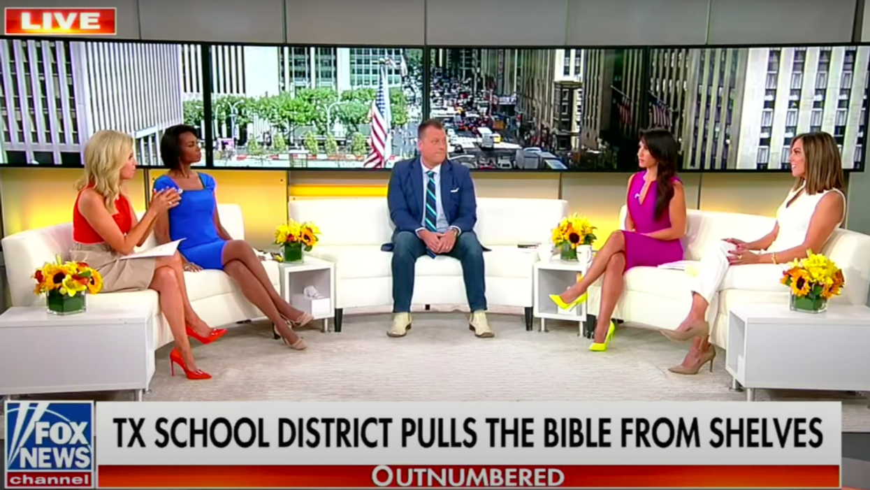 Fox News Hosts Melt Down After Book Ban Causes Bible To Be Pulled From Texas School Library