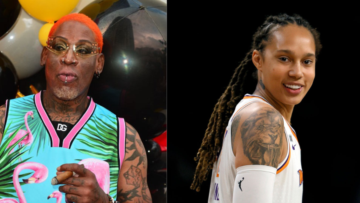 Dennis Rodman Claims He's Going To Russia To Negotiate Brittney Griner's Release—And, Oh Dear