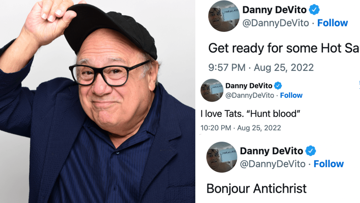 Danny DeVito Didn't Announce That He Was Live-Tweeting His New Show—And Fans Are LOLing Hard