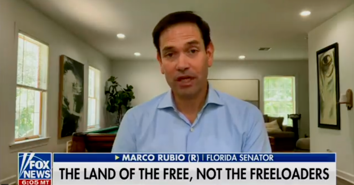 Rubio's Tone-Deaf Story About How He Paid Off His Student Loan Debt Has Twitter Rolling Their Eyes