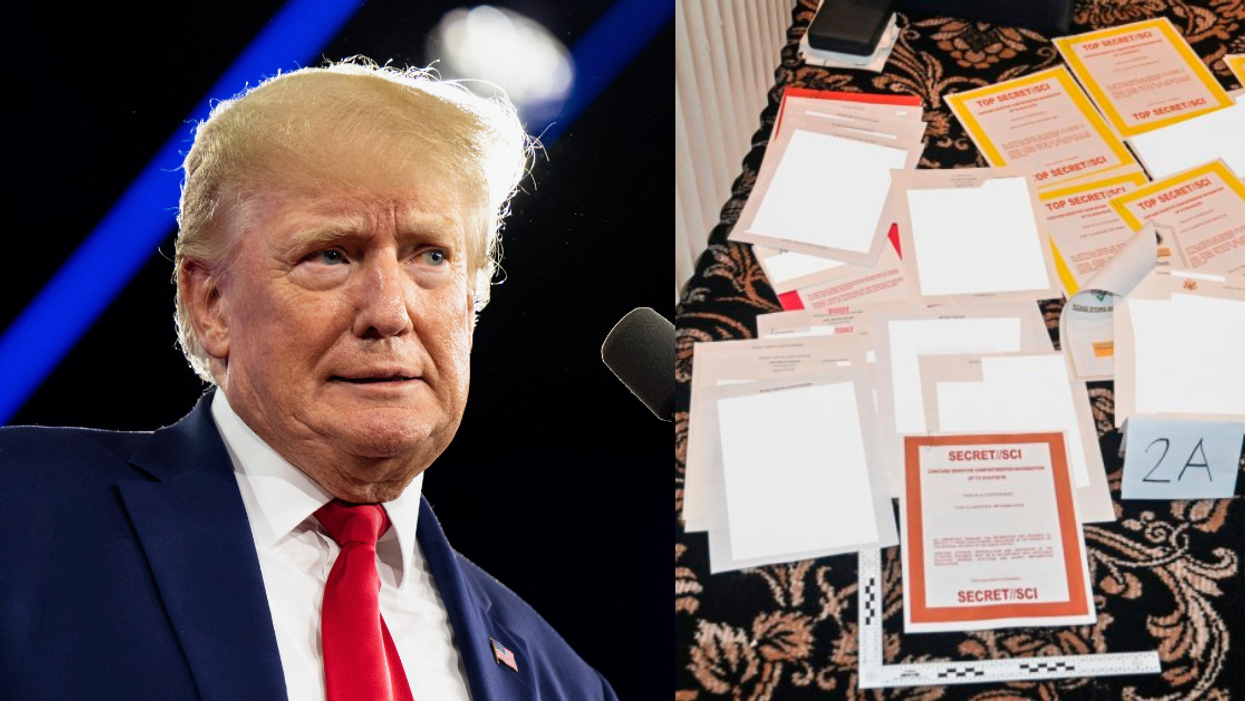 Trump Mocked For His Petty AF Response To DOJ's Mar-A-Lago Documents Photo