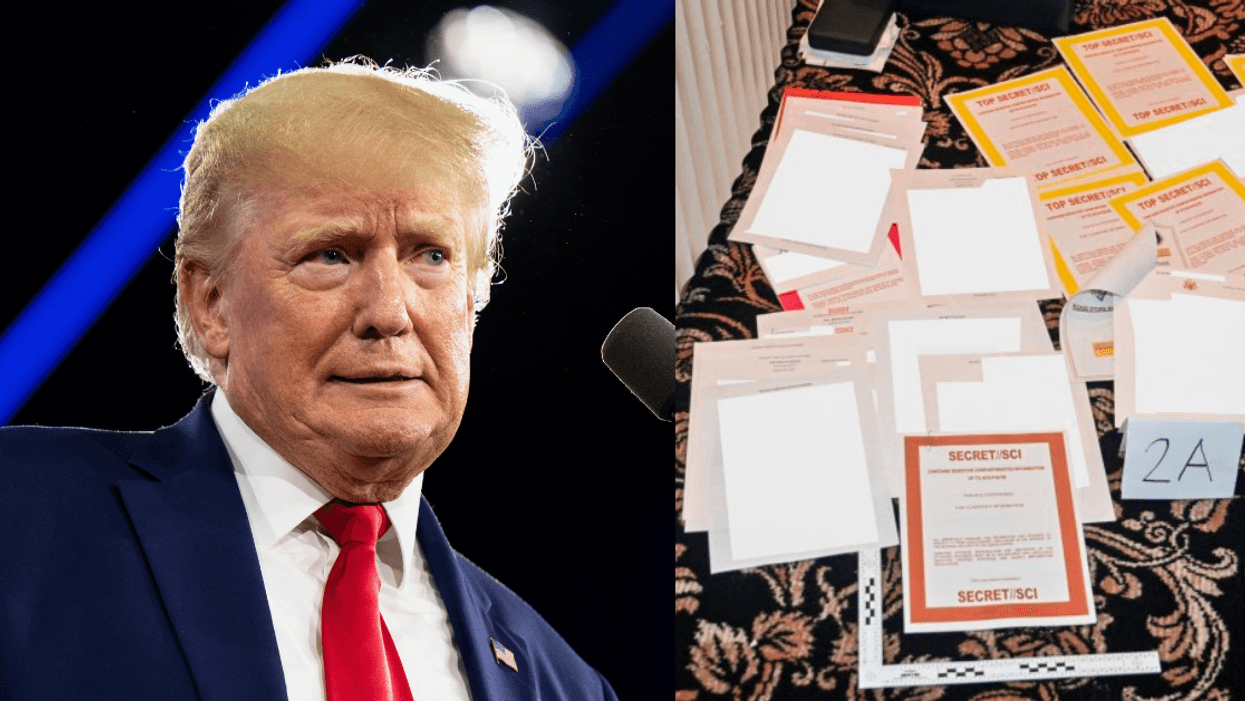 Trump Mocked For His Petty AF Response To DOJ's Mar-A-Lago Documents Photo