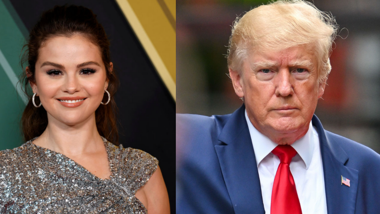Someone Pointed Out How Much Selena Gomez's Dress Looks Like Mar-A-Lago's Carpet—And It's Uncanny