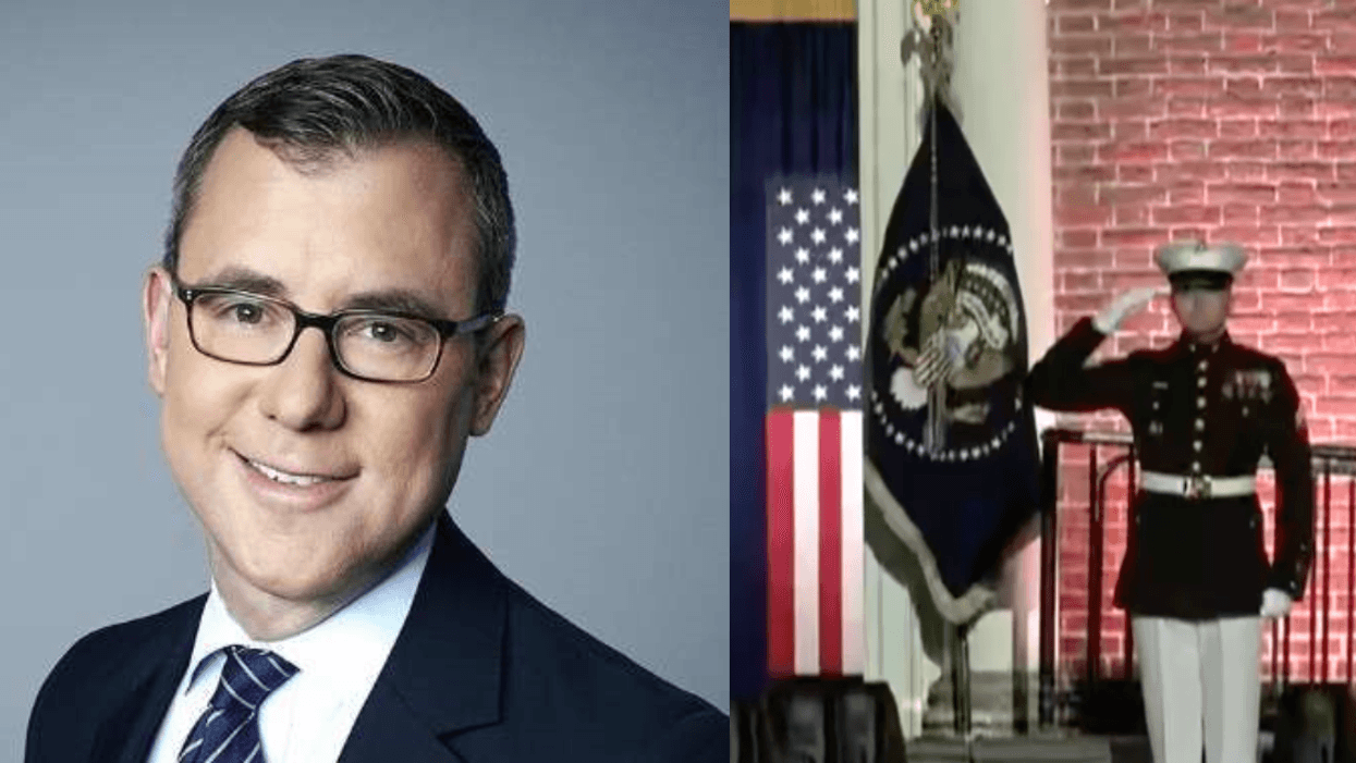 CNN Reporter Tried To Call Out Biden For Having Marines Behind Him During Speech–And It Backfired Instantly