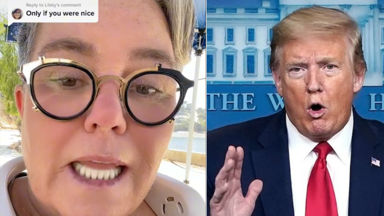 Rosie O'Donnell Offers Blunt Clapback After TikToker Accuses Her Of Being Mean To Trump