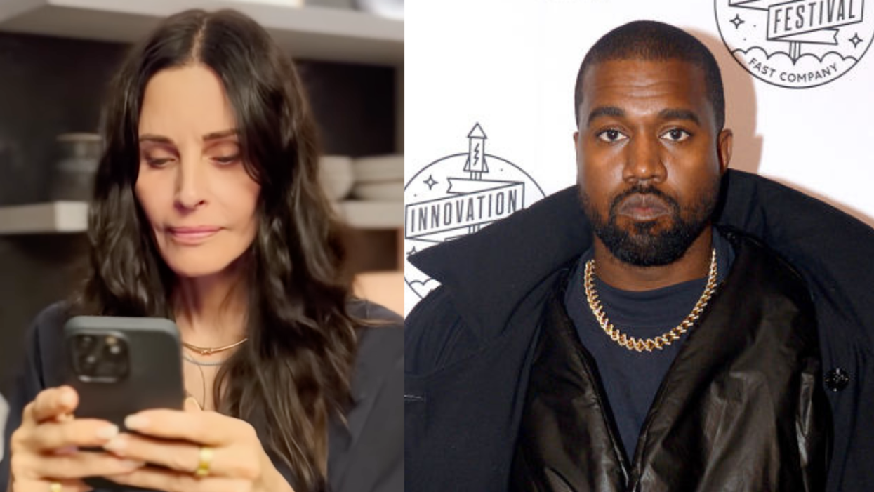 Courteney Cox Claps Back After Ye Agrees With Post Saying ''Friends' Wasn't Funny'