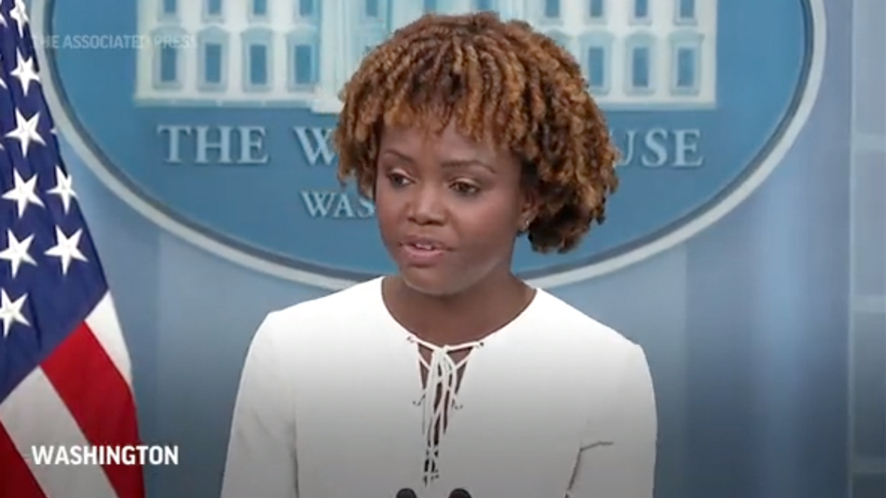 Karine Jean-Pierre Momentarily Stunned After Finding Out Queen Died Mid-Press Briefing