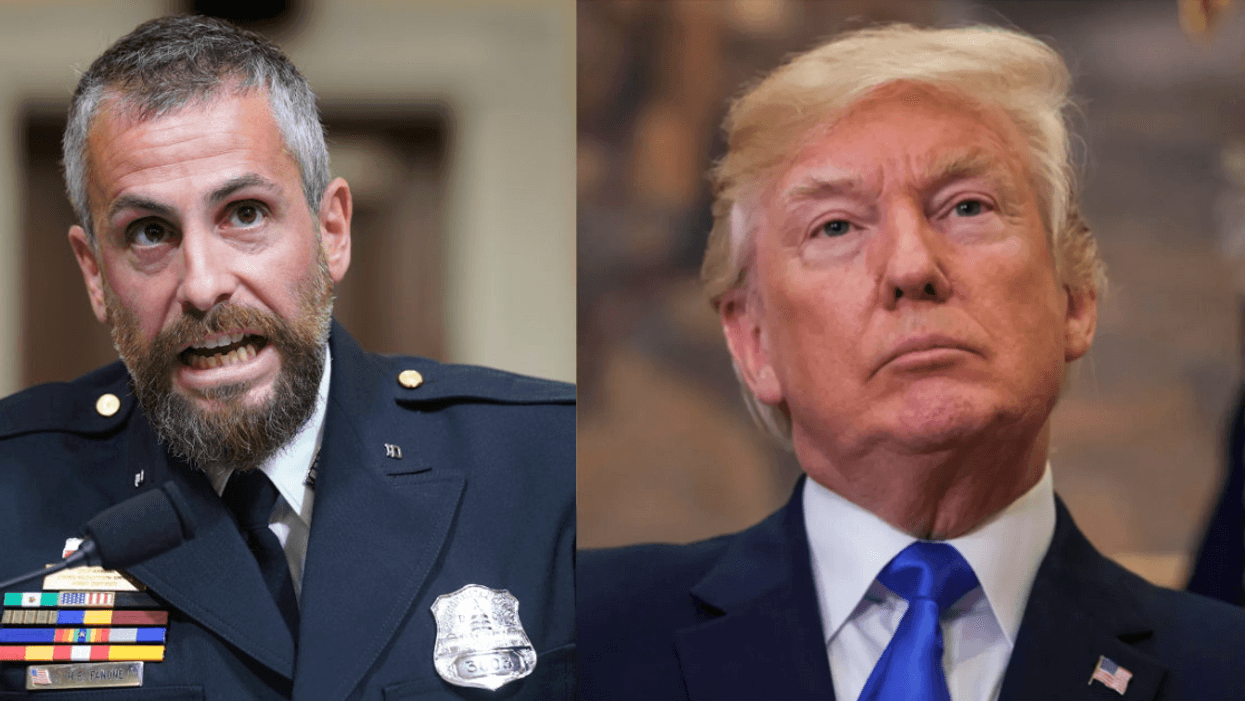 Capitol Officer Who Was Beaten On Jan. 6 Blasts State Troopers Who Posed For Photo With Trump