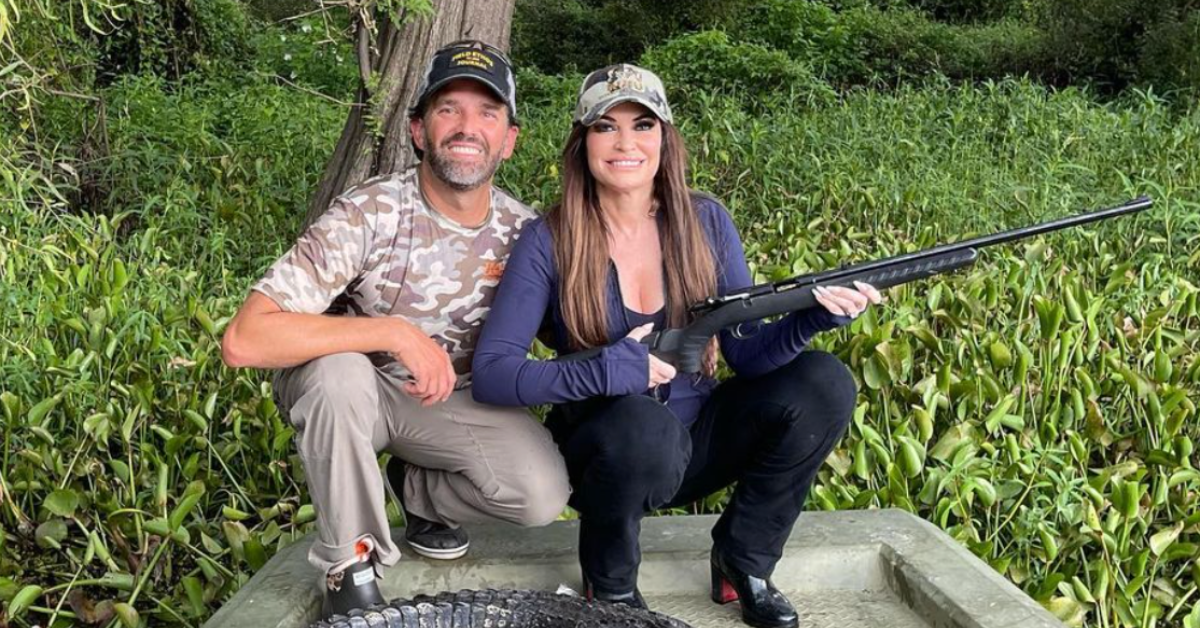 Don Jr. Blasted After Sharing Photos Of His 'Gator Hunt' With Kimberly Guilfoyle On Social Media