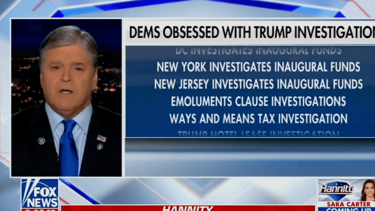 Sean Hannity Tried To Own The Libs With Hilariously Long List Of Trump Investigations–And It Totally Backfired