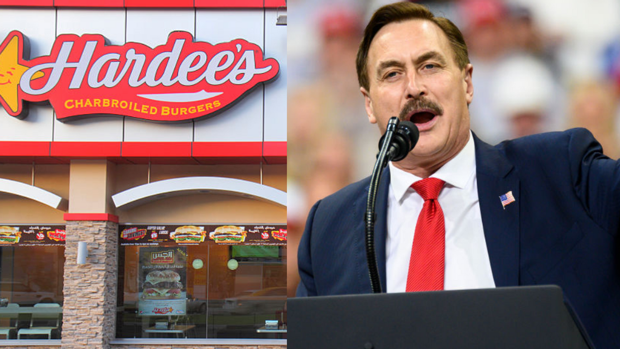 Hardee's Just Masterfully Mocked 'MyPillow Guy' After FBI Seized His Phone In Their Drive-Thru