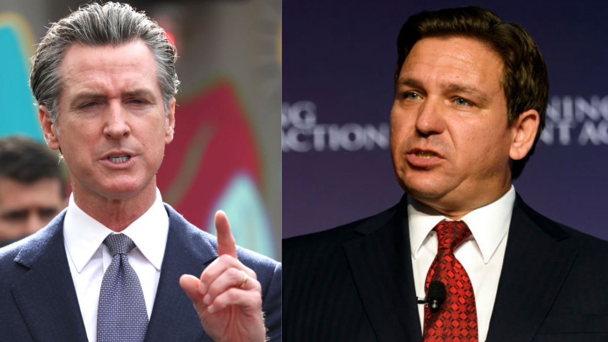Gavin Newsom Expertly Trolls Ron DeSantis With Invitation To Debate Live On CNN