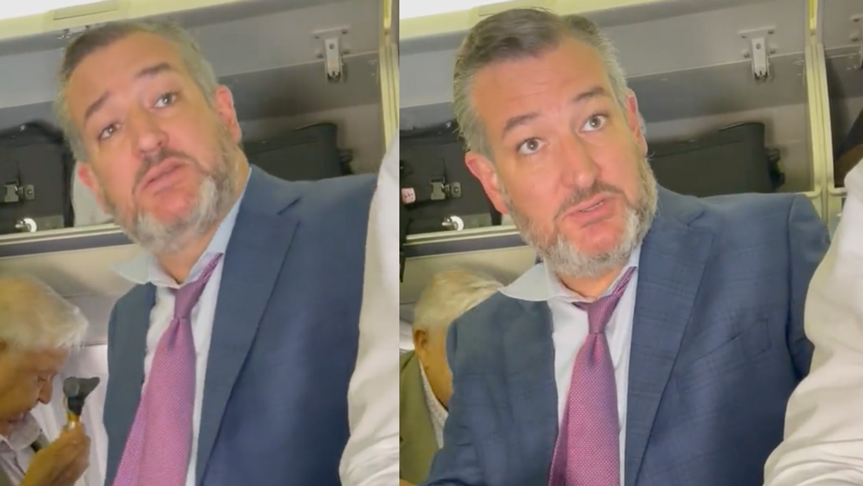 Heckler On Plane Asks Cruz To Name A Single Uvalde Victim—And His Response Speaks Volumes