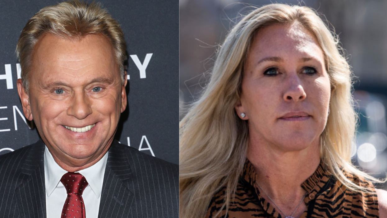 Pat Sajak Sparks Outrage From 'Wheel Of Fortune' Fans After Posing For Photo With MTG