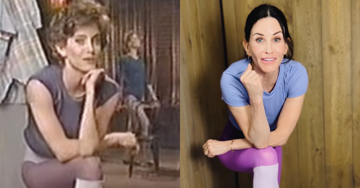 Courteney Cox Just Hilariously Updated Her '80s Tampax Commercial To Give It A Menopause Spin