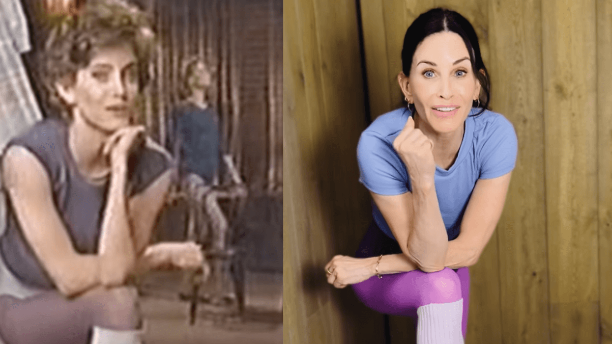 Courteney Cox Just Hilariously Updated Her '80s Tampax Commercial To Give It A Menopause Spin