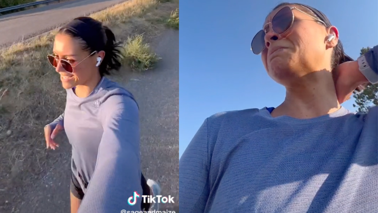 Terrified TikToker Documents As The Same Car Keeps Passing Her While She's Out For A Jog