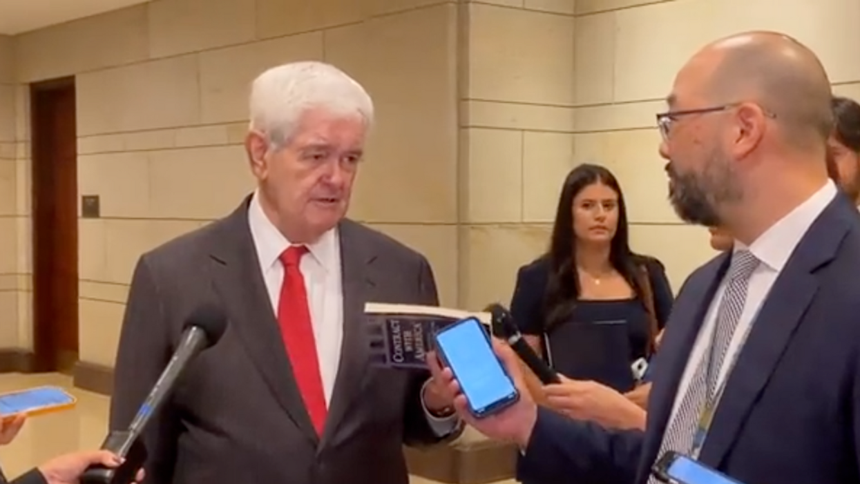 Reporter Stunned After Newt Gingrich Insults Him With Ableist Dig After Question About Jan. 6 Committee