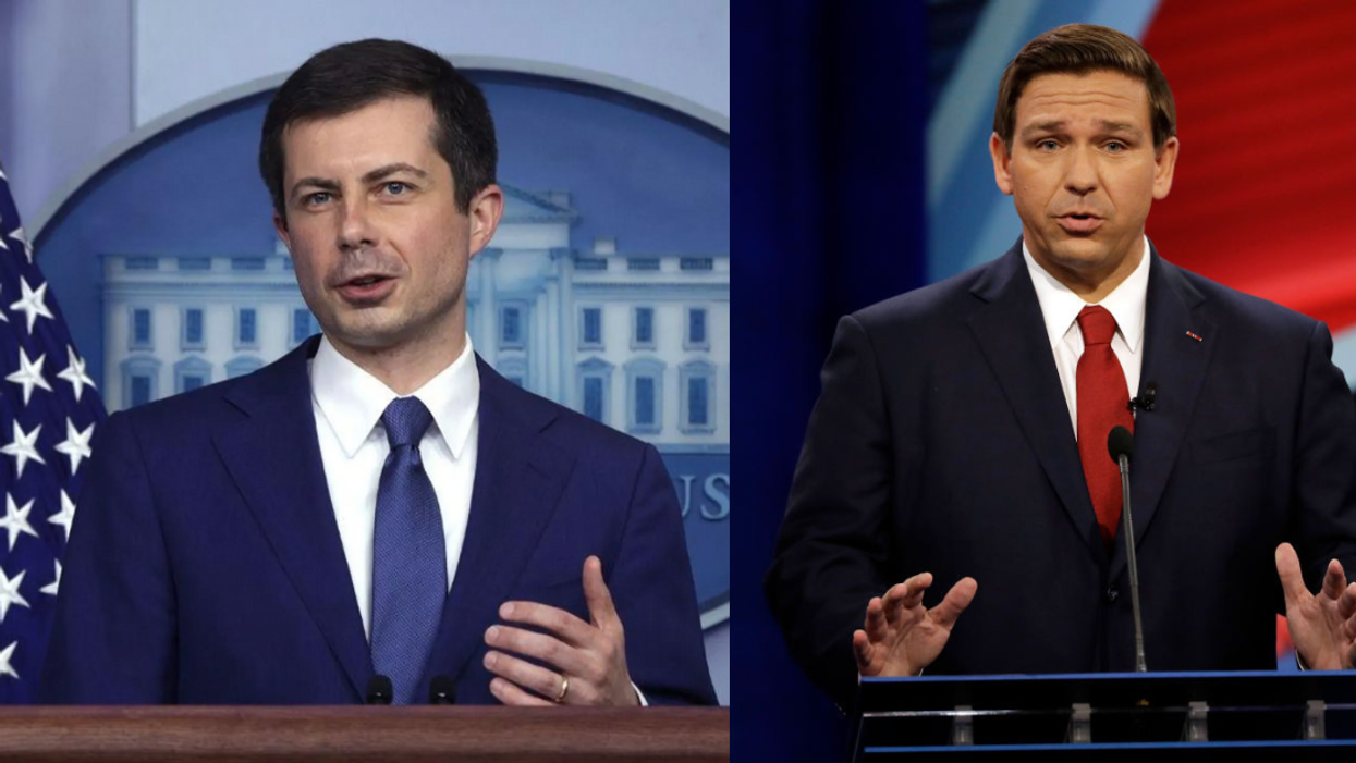 Pete Buttigieg Expertly Calls Out DeSantis' Migrant Stunt For What It Really Was