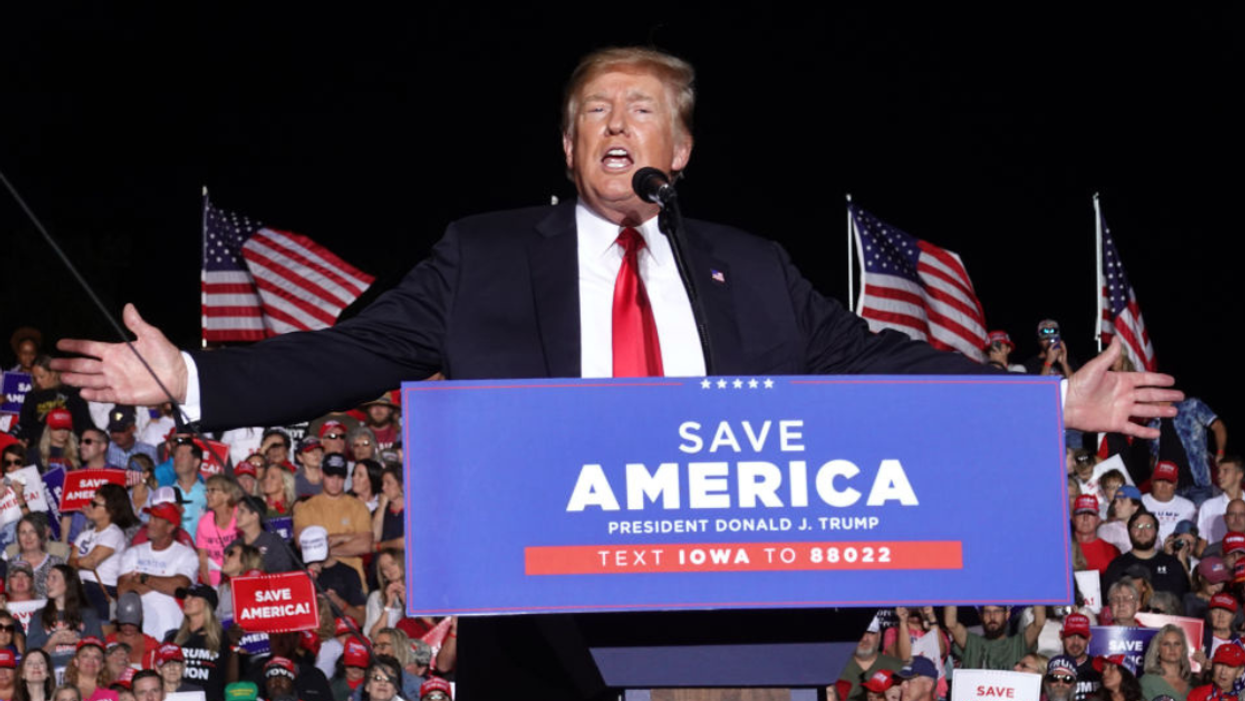 Trump Tells MAGA Crowd 'We Have To Keep Our Country Gay' In Hilarious Fumble During Speech