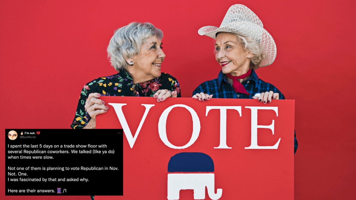 Woman Reveals Why None Of Her GOP Coworkers Plan To Vote Republican In November In Powerful Thread