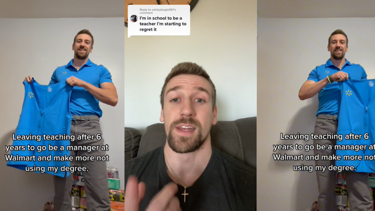 Teacher Goes Viral After Quitting His Job To Work At Walmart Because It Pays Quite A Bit More
