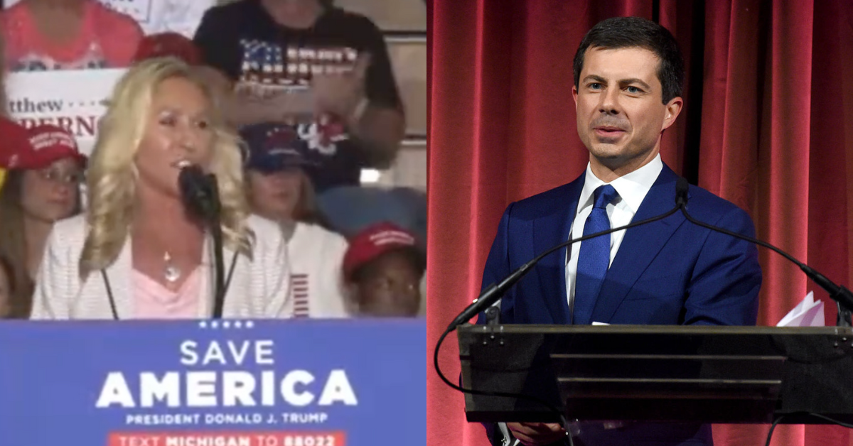 MTG Accuses Buttigieg Of Trying To 'Emasculate The Way We Drive' In Bizarre Rally Speech