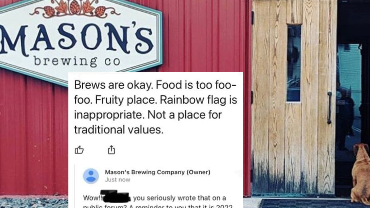 Maine Brewery Claps Back Hard After Customer Calls Out 'Inappropriate' Pride Flag In Negative Review