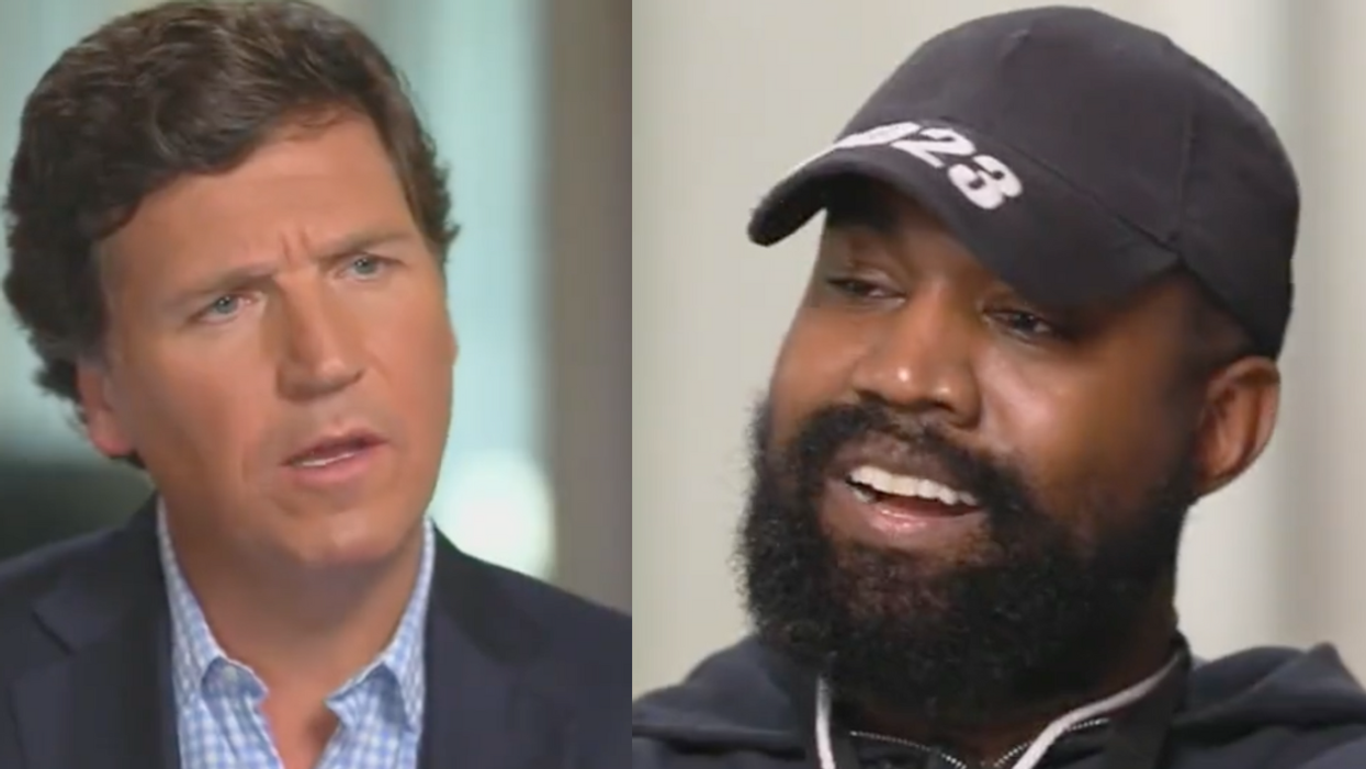 Ye Tells A Giggling Tucker Carlson Why He Thinks Trump Is 'The Sh*t' In Unhinged Interview