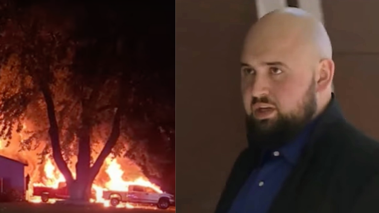 Man Who Claimed His Camper Van Was Blown Up Because He Supports Trump Admits He Set Fire Himself