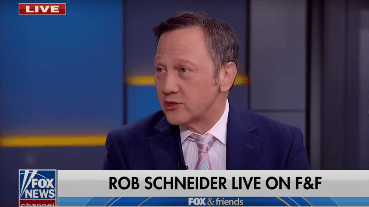 Rob Schneider Claims His Conservative Hollywood Friends Are 'Scared' Of Speaking Out