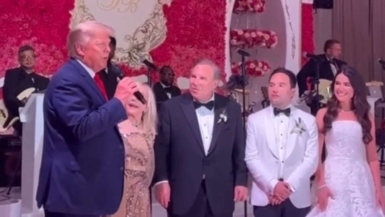 Trump Dragged After Giving Speech At MAGA Wedding—And Naturally Making It All About Himself