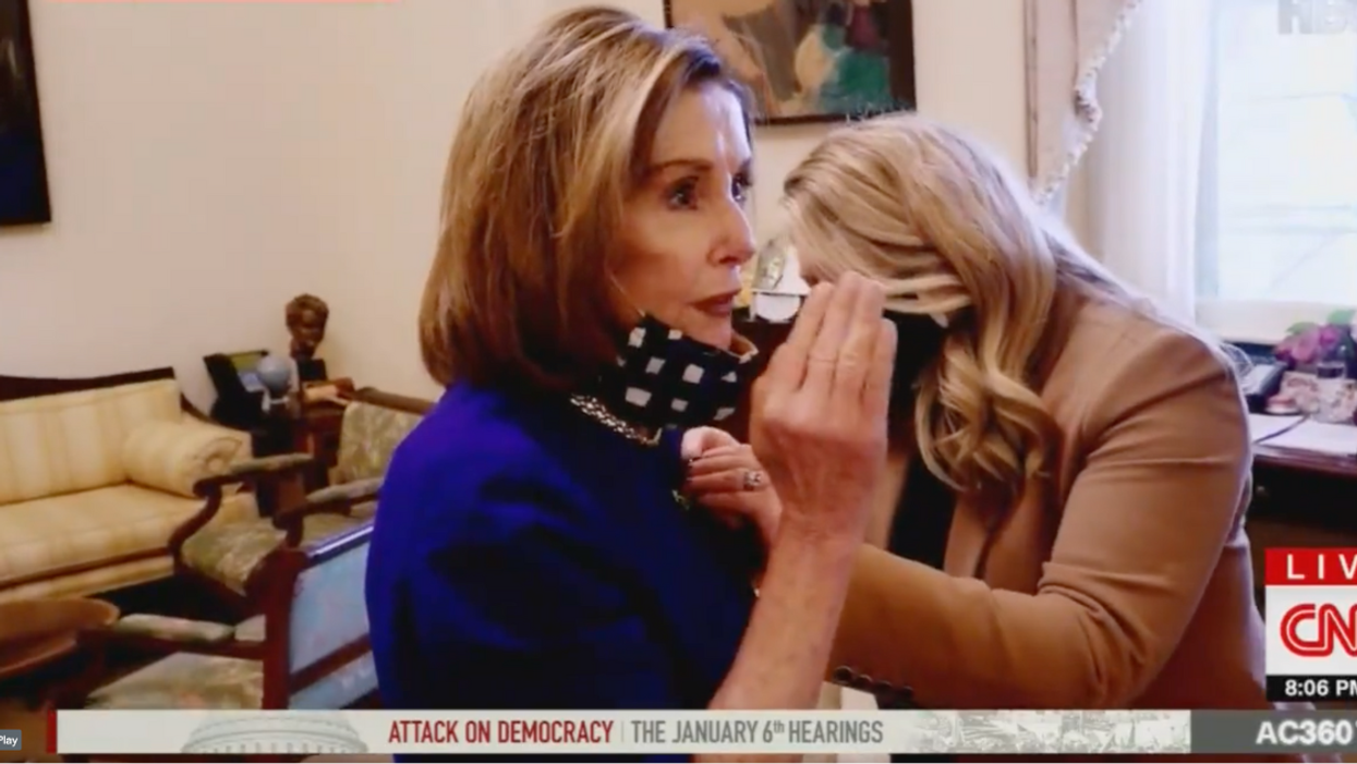 Nancy Pelosi's Real Time Reaction To Trump Wanting To Go To The Capitol On Jan 6 Is All Of Us