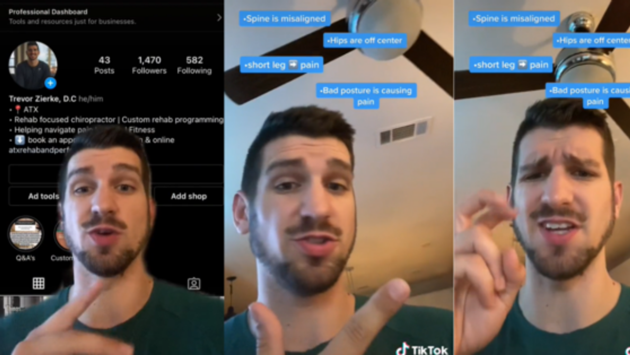 Chiropractor Goes Viral On TikTok After Claiming '99% Of My Profession' Is Actually A Scam