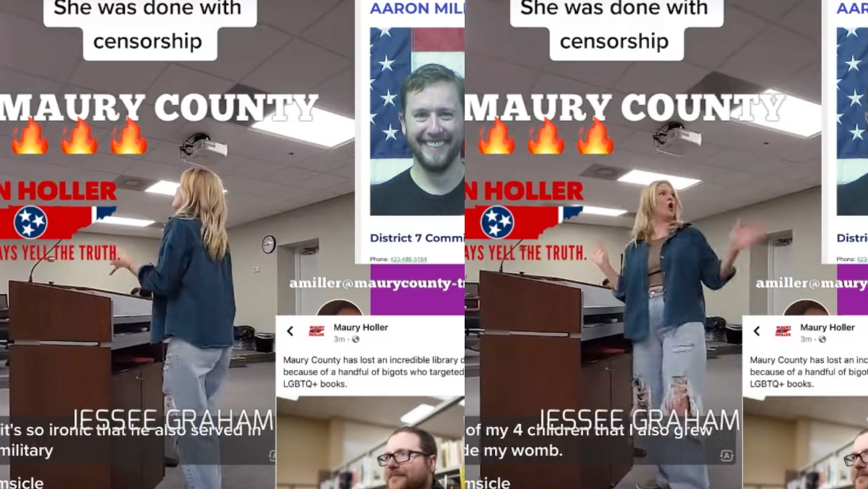 Mom Rips Homophobic County Commissioner To Shreds Over LGBTQ+ Library Controversy