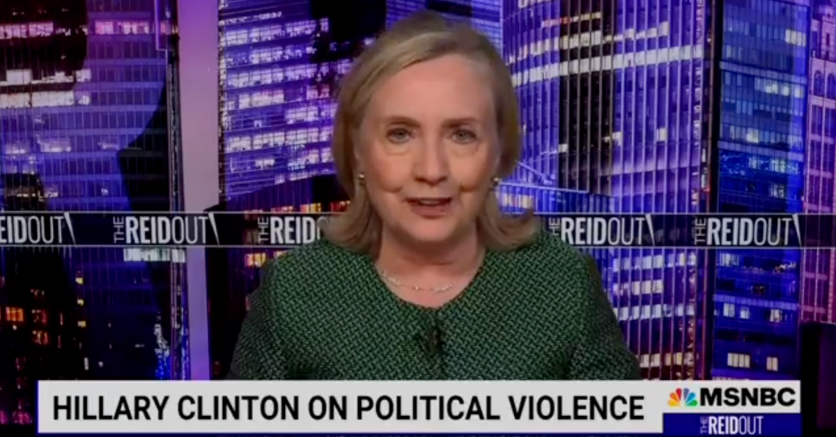 Hillary Clinton Calls Out GOP For Hypocrisy Over Un-'Bothered' Response To Pelosi Attack