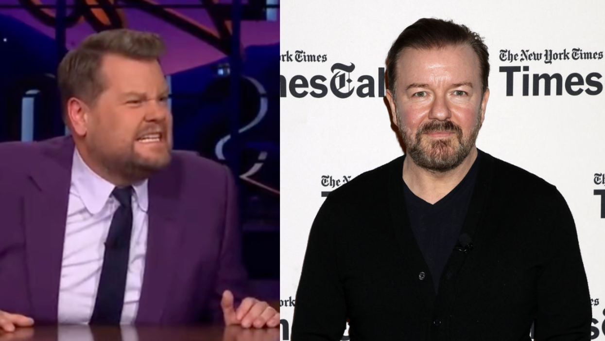 James Corden Claims He 'Inadvertently' Told Ricky Gervais Joke Almost Word-For-Word After Getting Called Out
